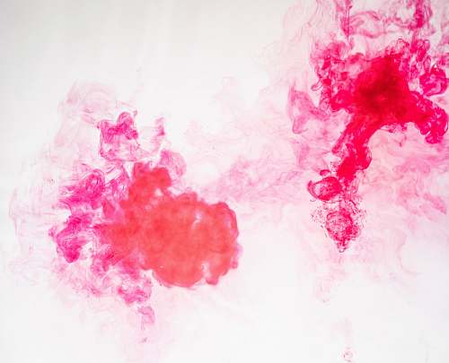 feather boa pink and orange liquid artwork scarf